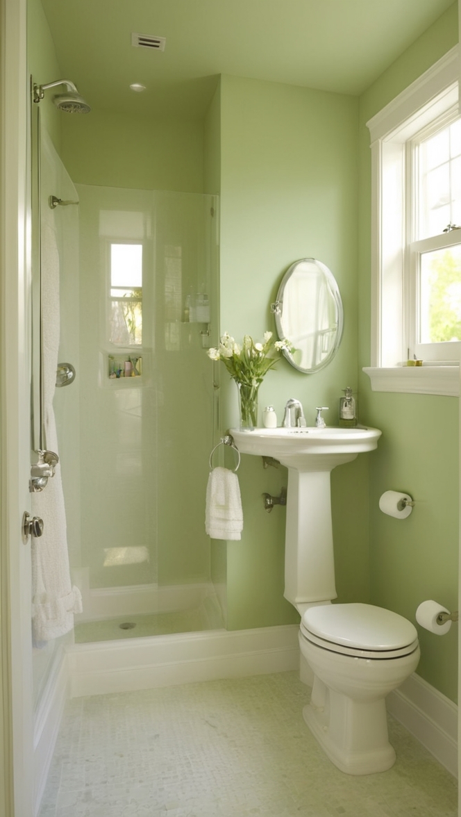 small bathroom renovation, bathroom design ideas, green bathroom decor, eco-friendly bathroom remodel, sustainable bathroom renovation