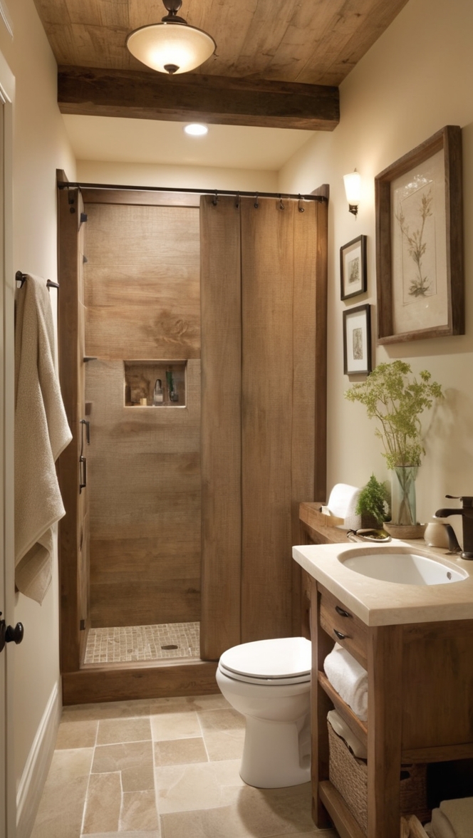 small bathroom design, small bathroom renovation, bathroom makeover, rustic bathroom remodel, small bathroom ideas