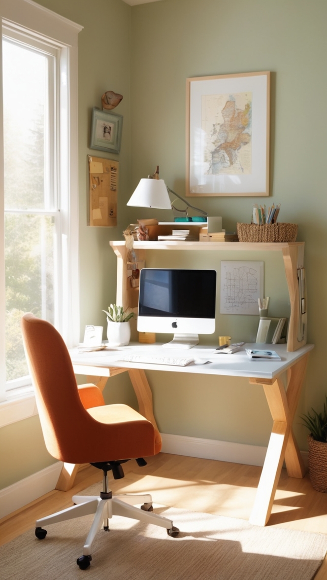cozy home office ideas, home office decor, small office space, minimalist home office, modern home office