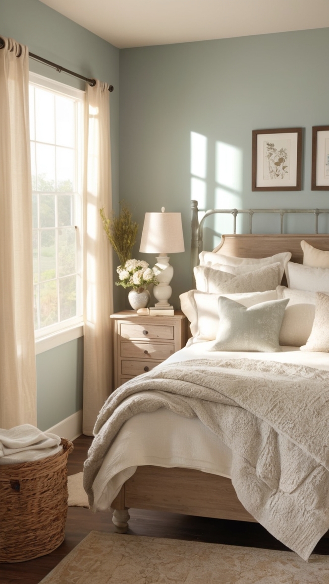 farmhouse master bedroom, bedroom decorating ideas, cozy bedroom decor, rustic bedroom design, country bedroom ideas