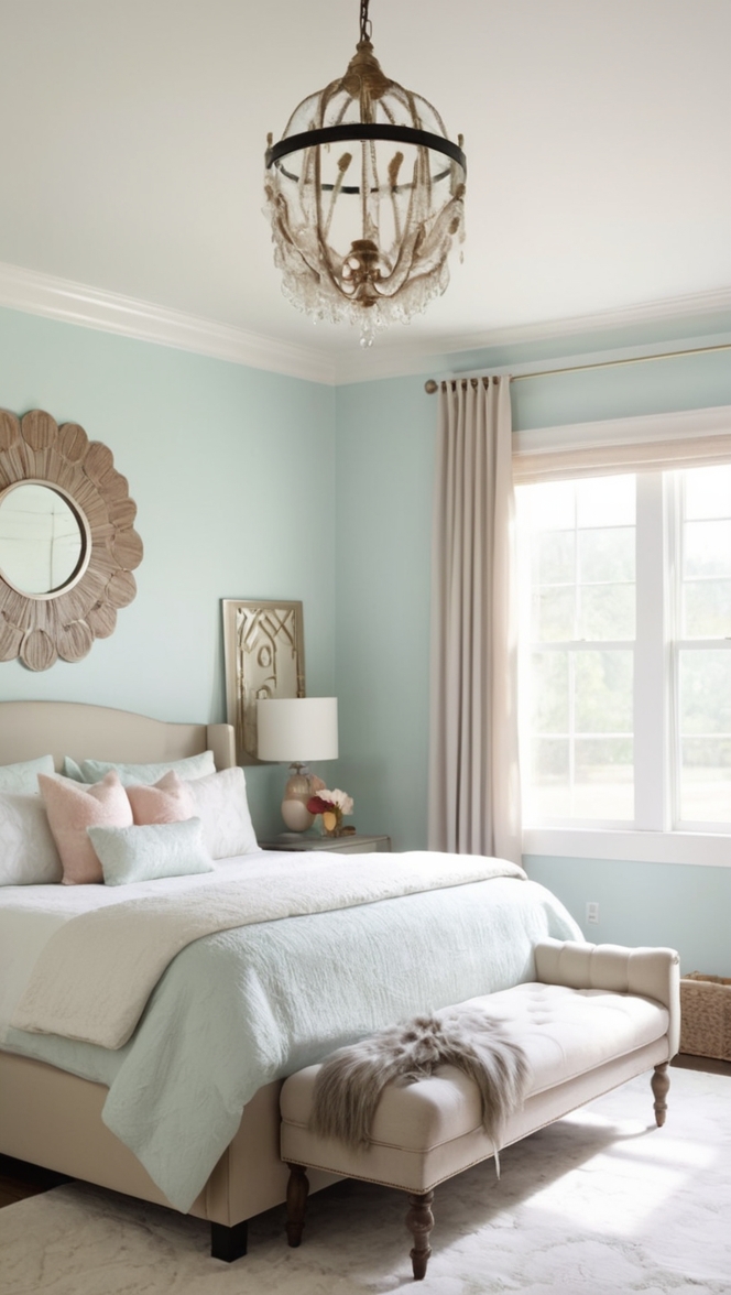 cozy bedroom decor, luxury bedroom ideas, elegant bedroom design, stylish bedroom furniture, glamorous bedroom makeover