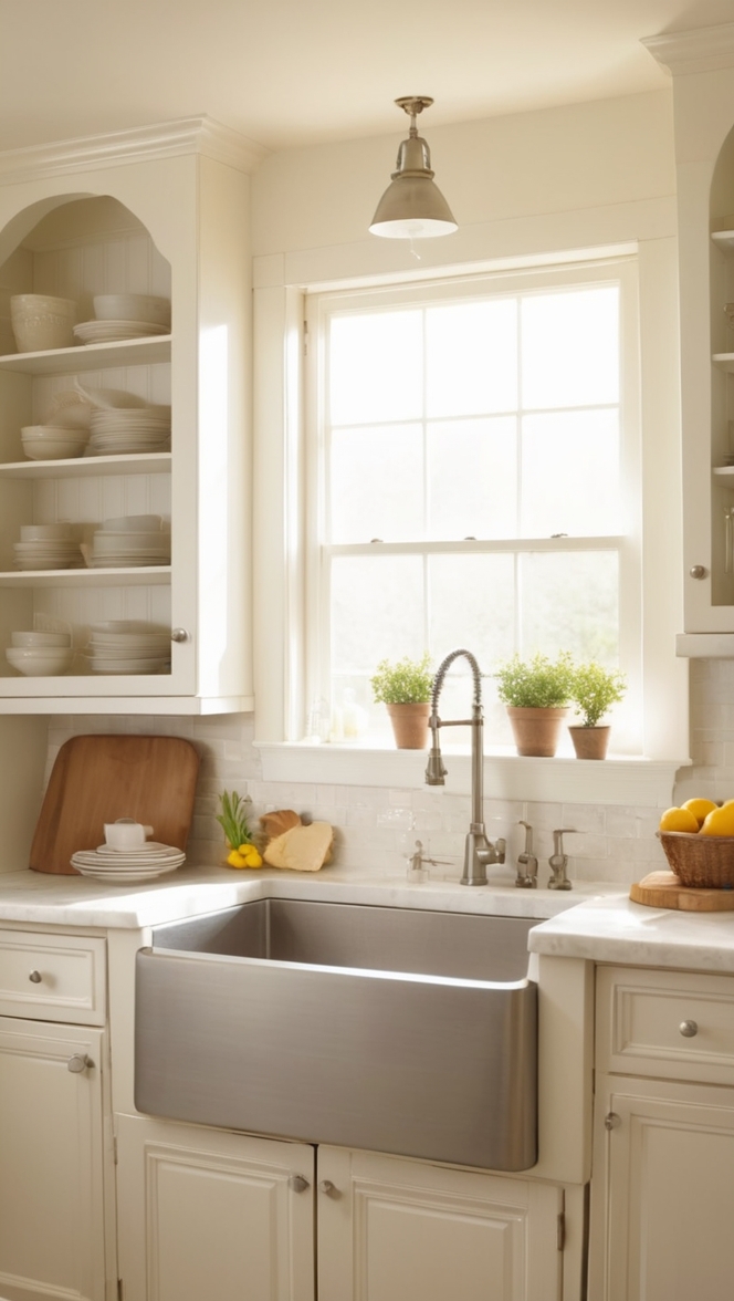 farmhouse sink, kitchen design, farmhouse kitchen, farmhouse decor, kitchen renovation