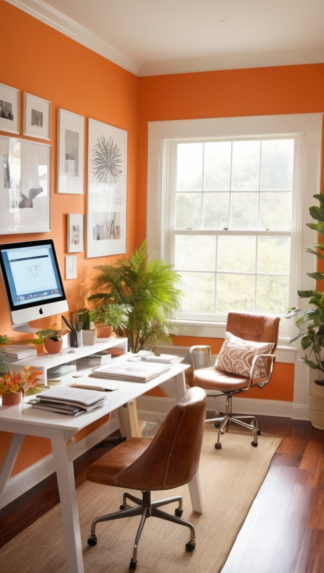 home office furniture, office desk, dual monitor setup, ergonomic chair, work from home setup