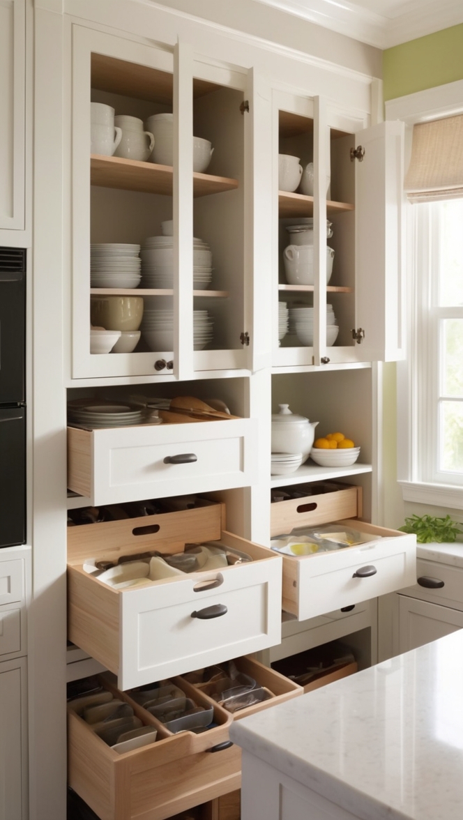 kitchen drawer dividers, adjustable drawer organizer, drawer divider inserts, utensil drawer organizer, stackable drawer organizers