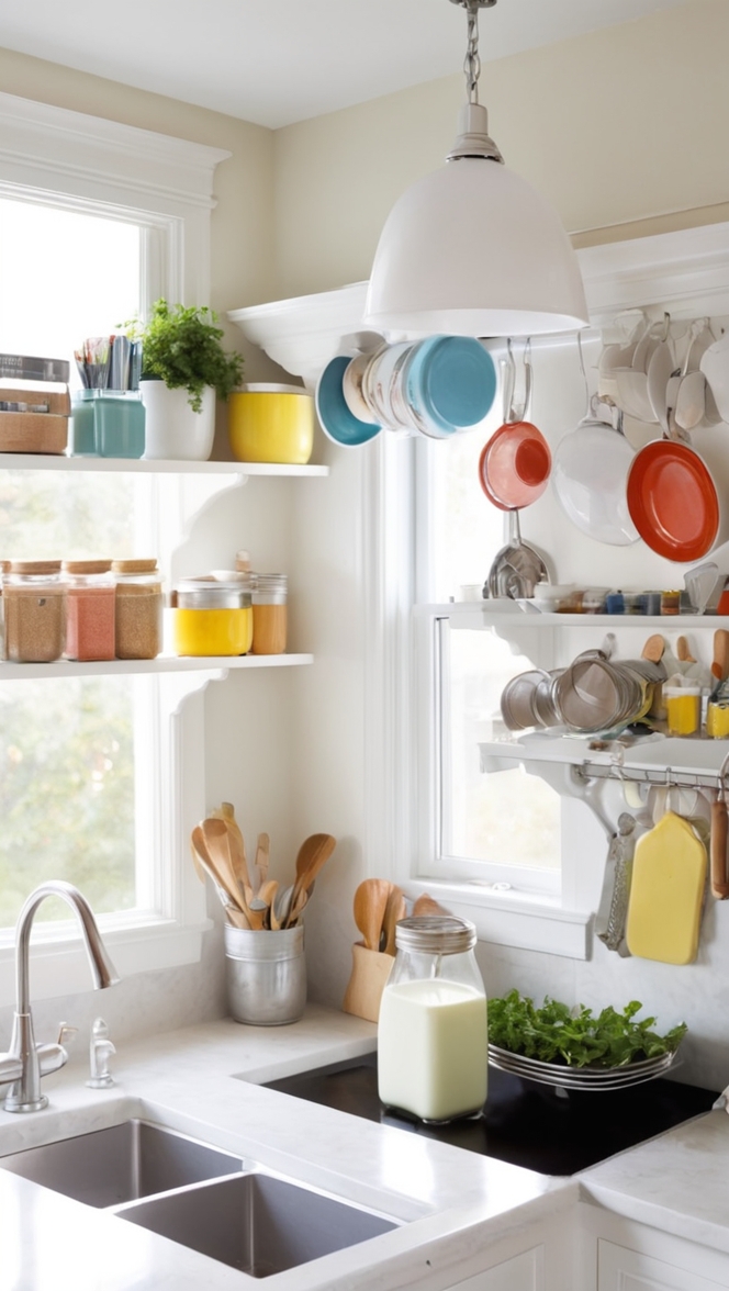 kitchen organization ideas, kitchen cabinet hacks, pantry organization tips, kitchen storage solutions, drawer organization hacks