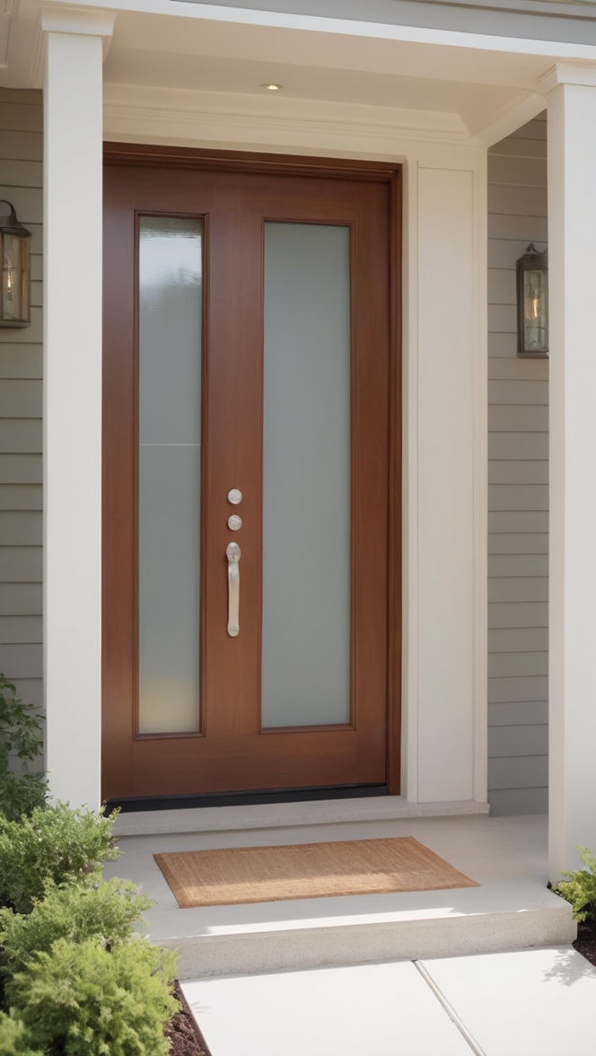 modern entrance door, contemporary front door, sleek entry door, stylish main door, elegant exterior door