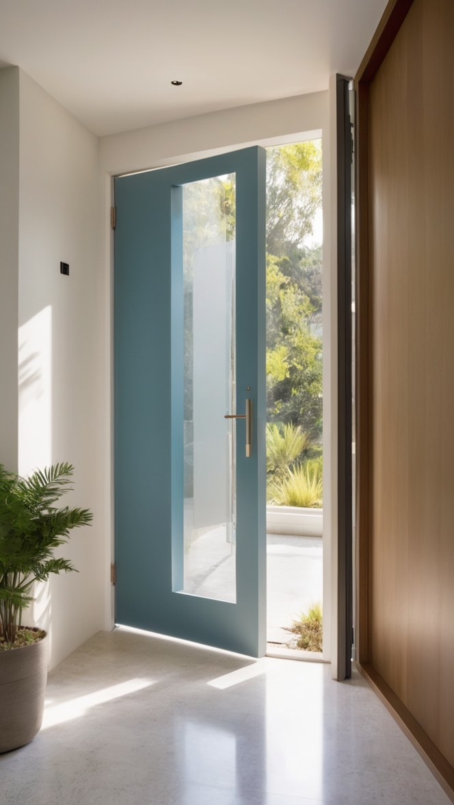 modern entrance door, contemporary front door, sleek entry door, stylish main door, elegant exterior door