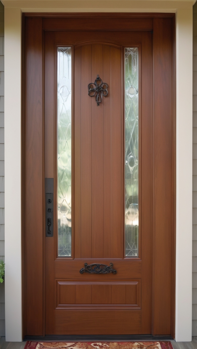 wooden main door design, entry door design, front door entrance, solid wood door design, traditional wooden door