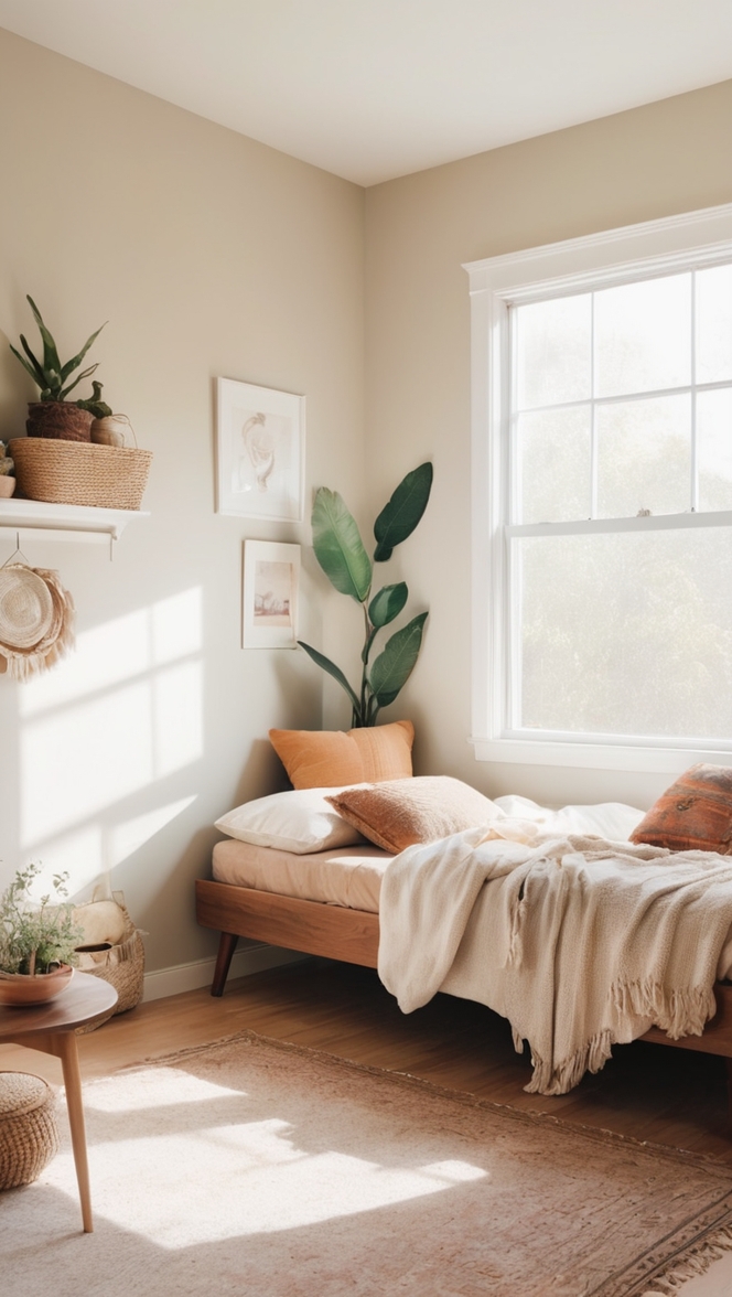 minimalist home decor, bohemian bedding, industrial chic furniture, organic cotton bedding, sustainable bedroom design