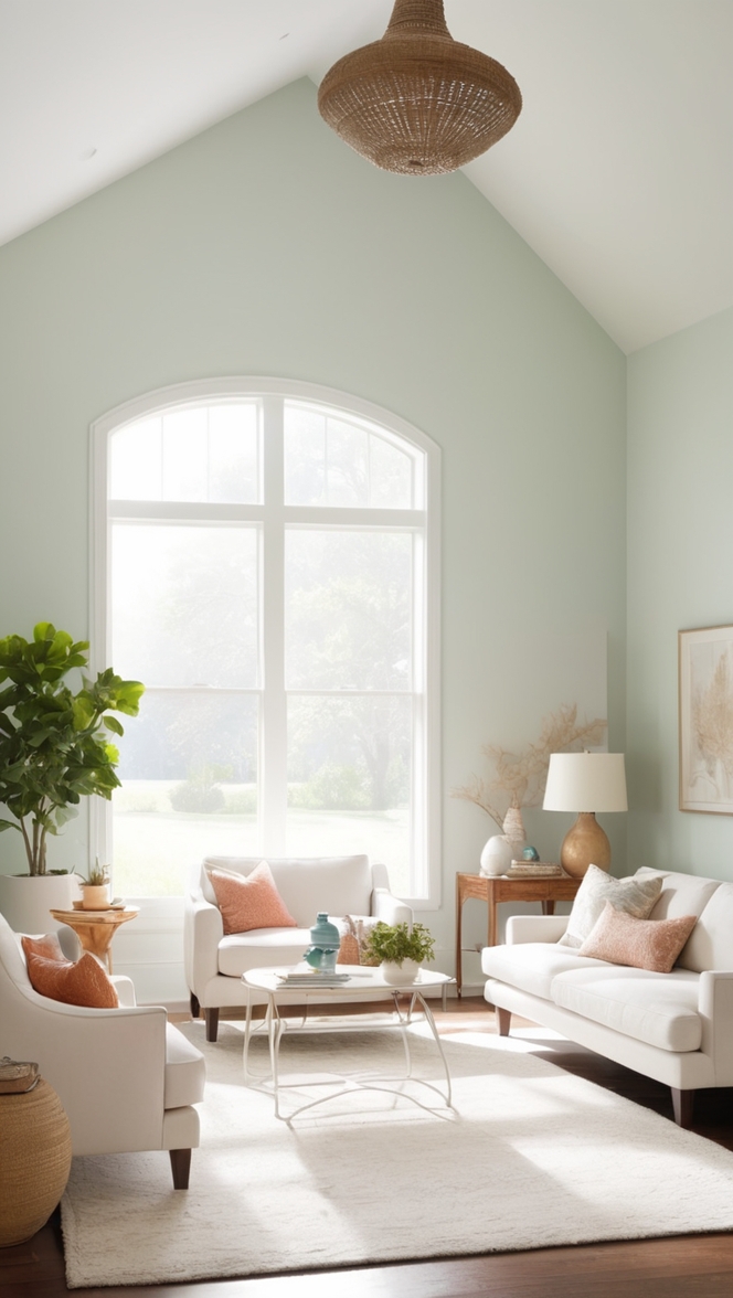 white living room furniture, minimalist decor ideas, modern white sofas, Scandinavian style interior, clean minimalistic design