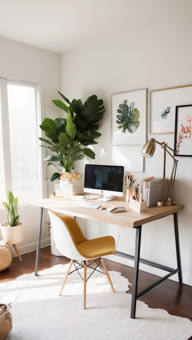 home office setup, remote work essentials, modern home workstation, small office design, work from home setup