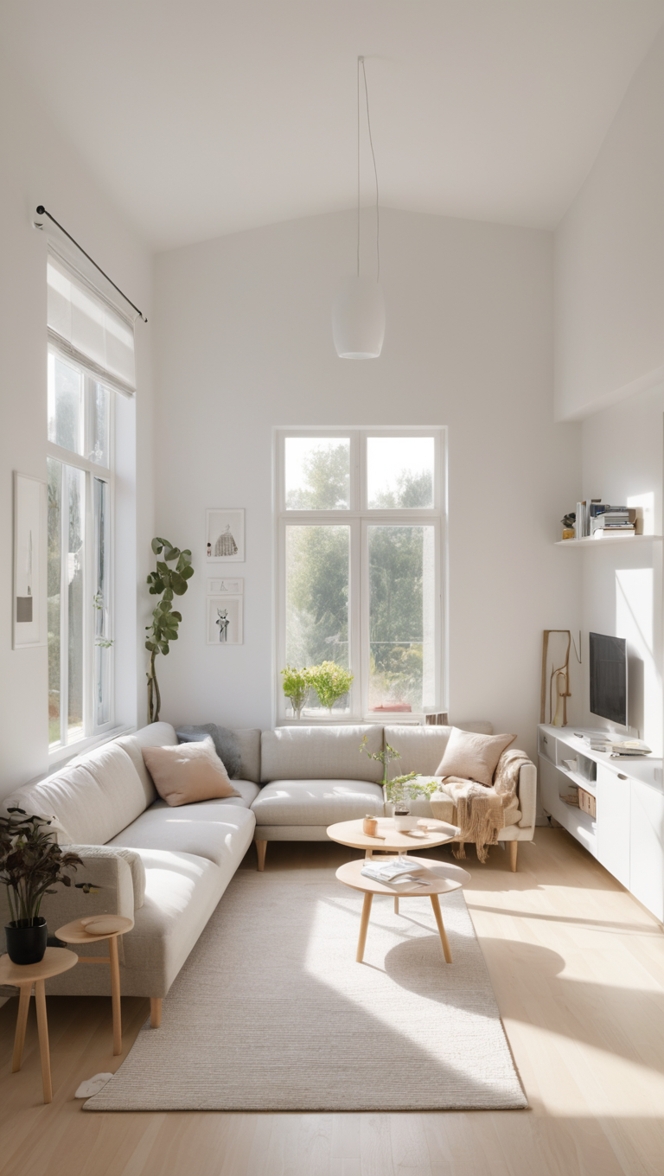 How can I make my small living room minimalist? ?