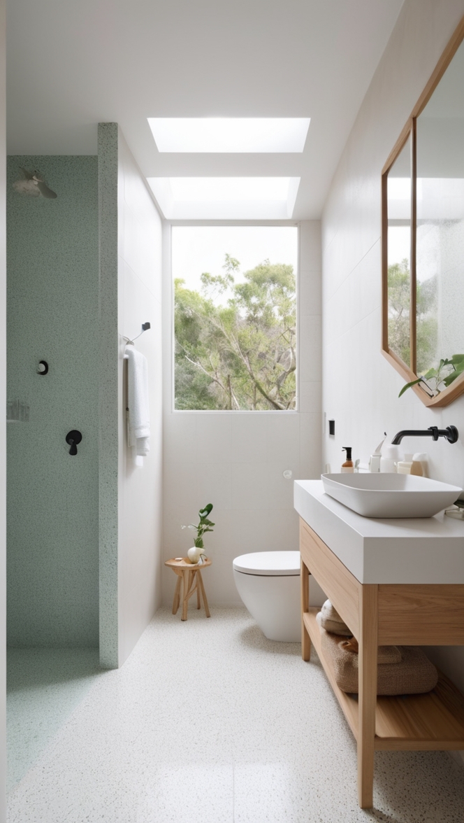 terrazzo tile installation, terrazzo floor bathroom, terrazzo tile design, terrazzo tile maintenance, terrazzo tile pattern