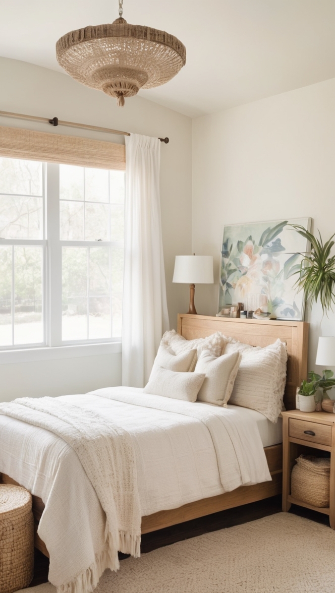 boho bedroom decor, white bedroom furniture, bohemian bedding, minimalist bedroom ideas, cozy bedroom design