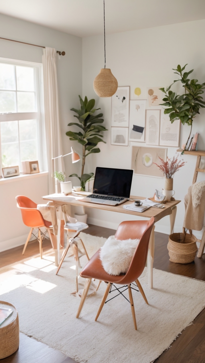 home office setup, work from home setup, home office furniture, home office desk, home office decor