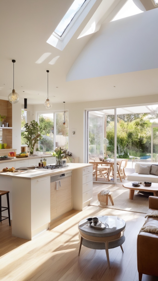 open plan kitchen design, modern open plan kitchen, open plan living room ideas, open plan kitchen diner, open plan kitchen extension