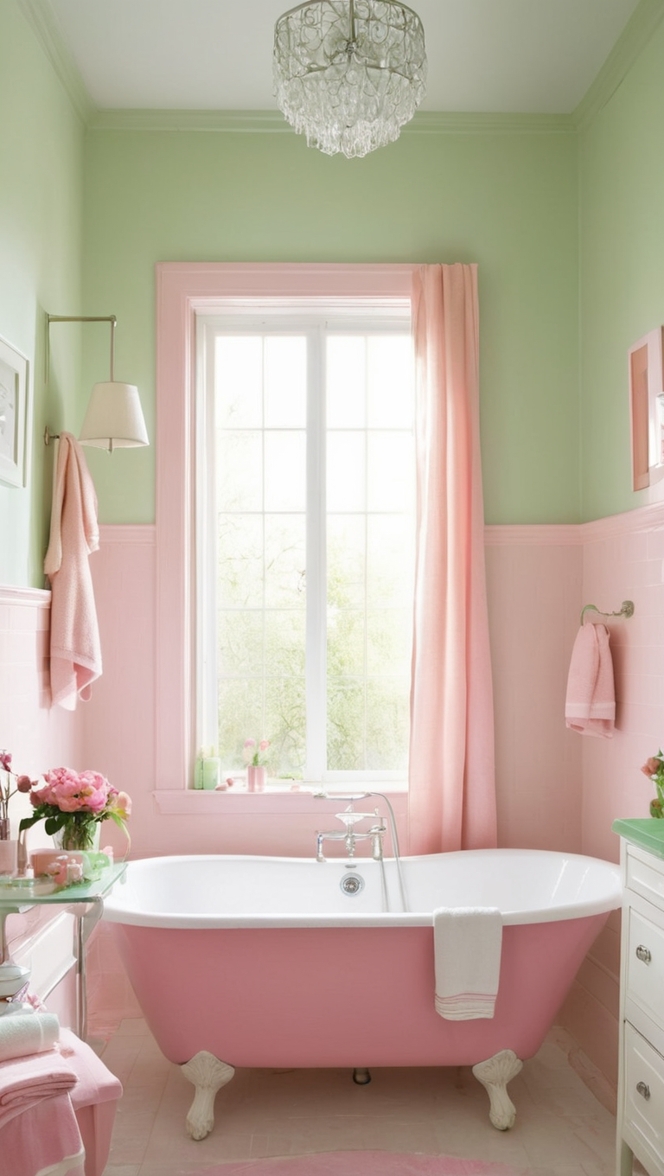 pink bathroom decor, green bathroom accessories, pink and green bathroom ideas, pink and green bathroom decor, pink and green bathroom accessories