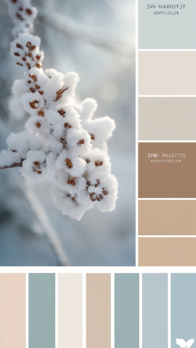 winter color palette, bright color scheme, winter color trends, vibrant winter colors, colorful winter designs