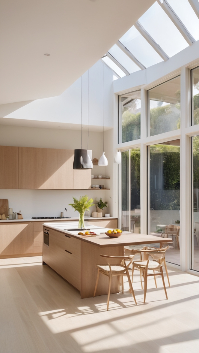 How would I design my kitchen living area open plan? ?