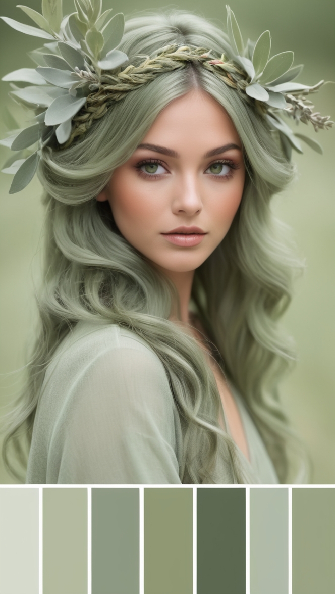 What makes you drawn to the serene Sage Green color palette? ?