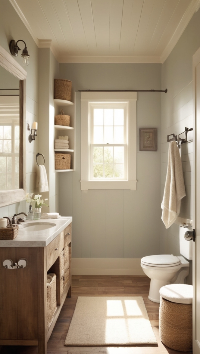 rustic bathroom decor, bathroom remodeling, bathroom renovation, farmhouse bathroom, vintage bathroom design