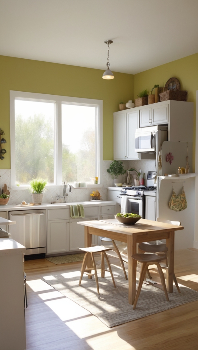 How can I maximize space in my small open concept kitchen living room? ?