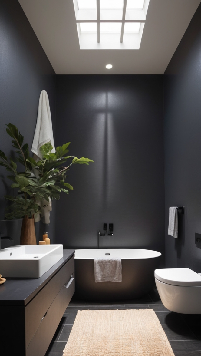 What do you think about the dark bathroom aesthetic? ?
