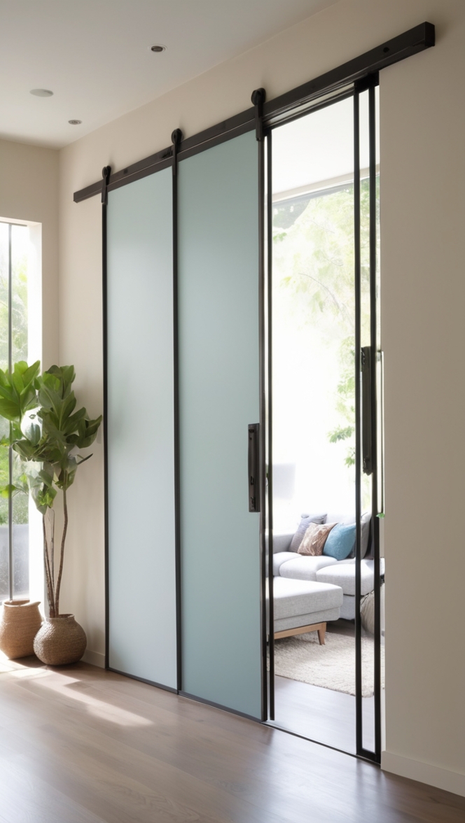 What do you think of this unique iron sliding door design? ?