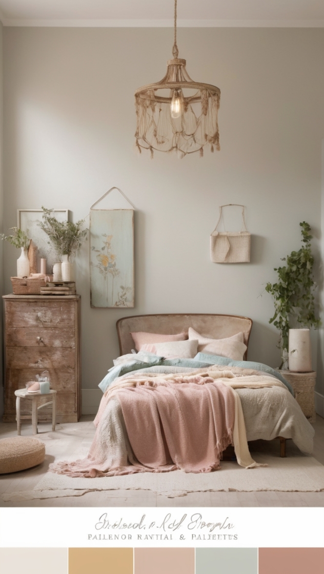 How would you incorporate a muted color palette into your home decor? ?