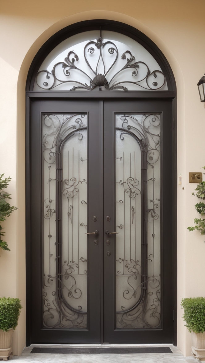 safety door design, main iron door design, residential security doors, modern safety entrance, decorative iron door