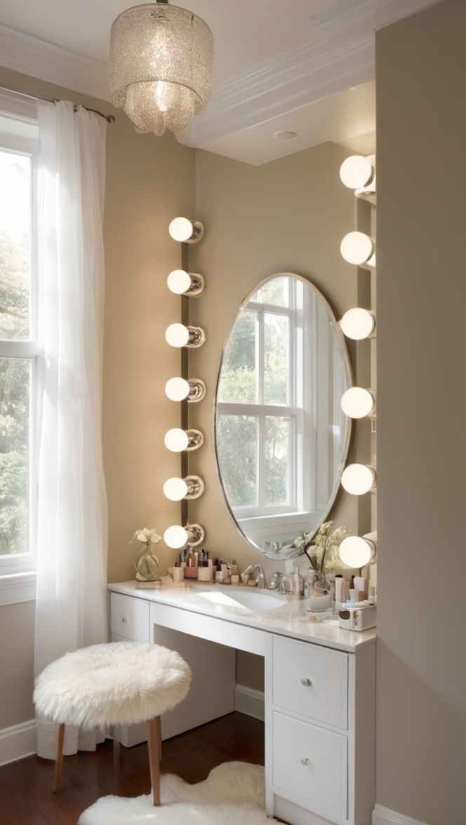 Some creative small vanity ideas for my bedroom ?