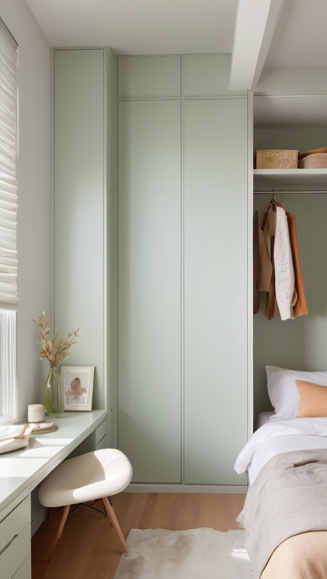 acrylic wardrobe, modern wardrobe design, custom acrylic furniture, luxury bedroom storage, high gloss closet