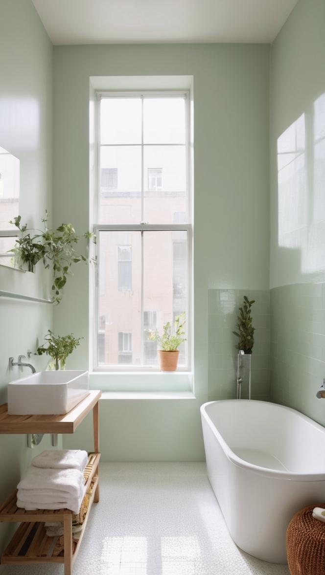 How can I create a chic apartment aesthetic bathroom on a budget? ?