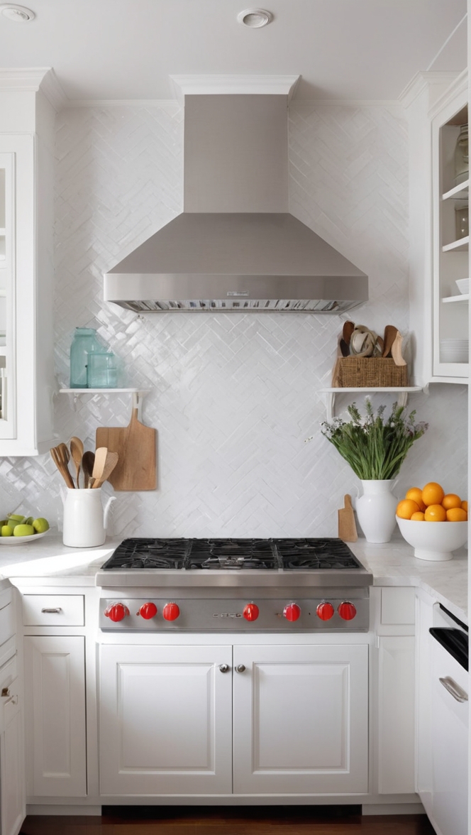 Some unique black and white kitchen backsplash ideas I recommend. ?