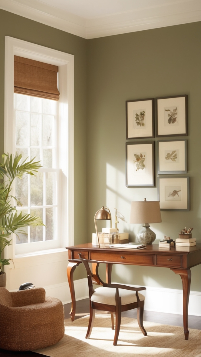 modern home office furniture, colonial office decor, stylish home office design, contemporary workspace setup, elegant office organization