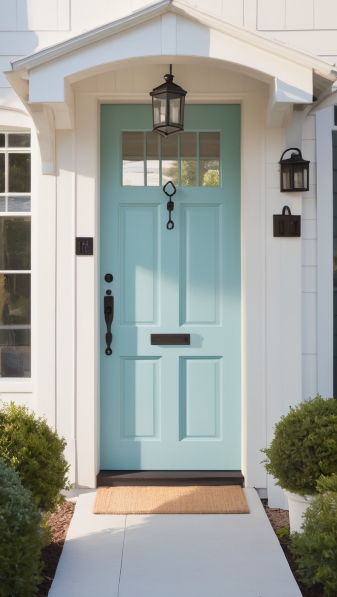 upgrade to a modern cottage front door ?