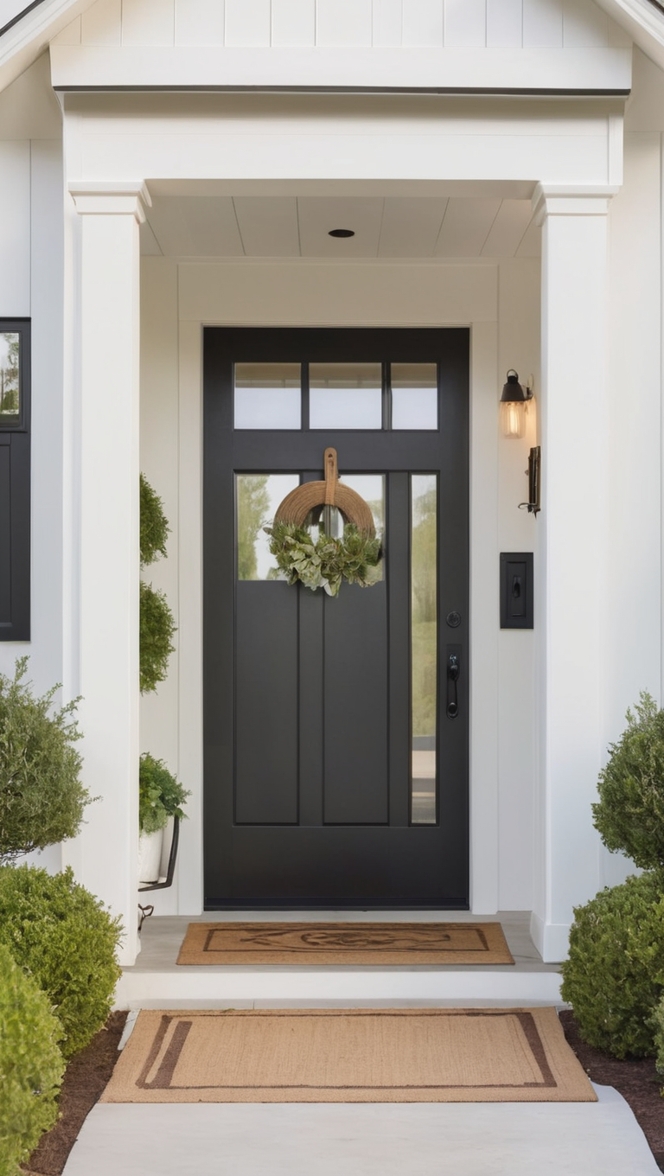 What do I need to know when choosing a modern farmhouse front door? ?