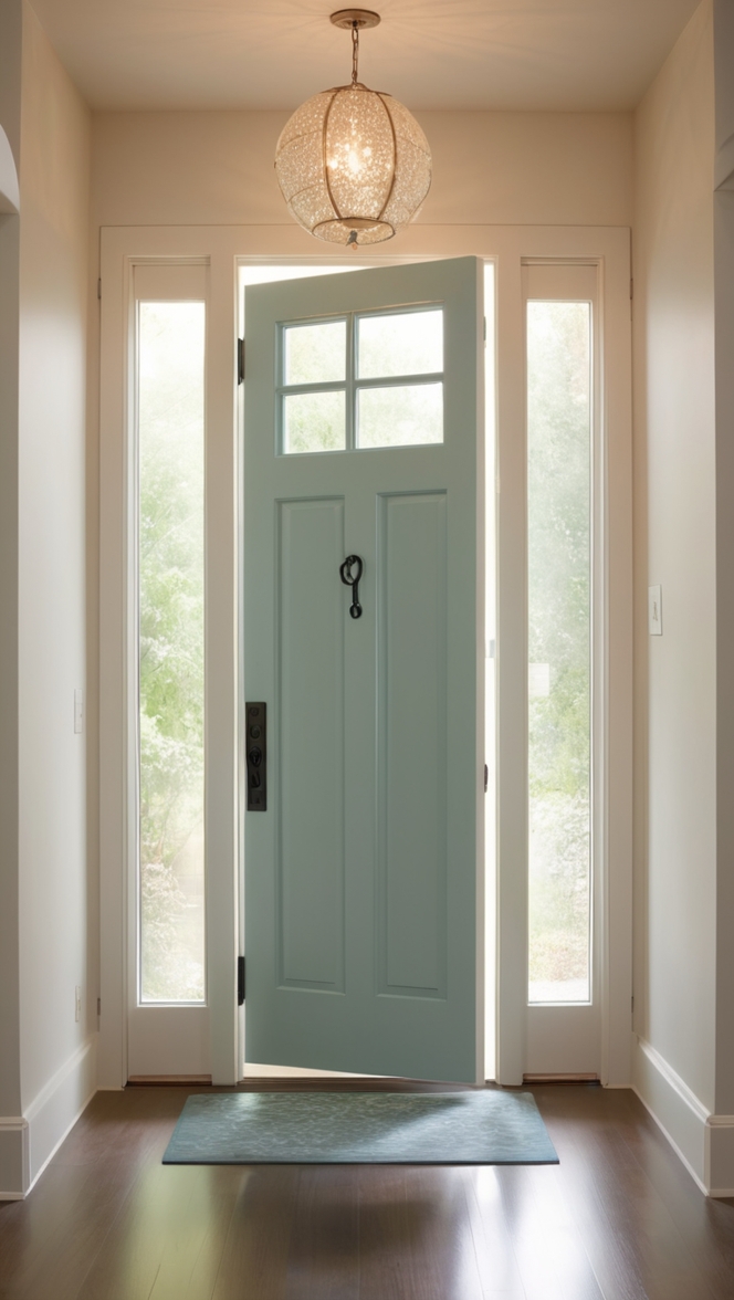 How can I enhance my curb appeal with modern front door lighting? ?