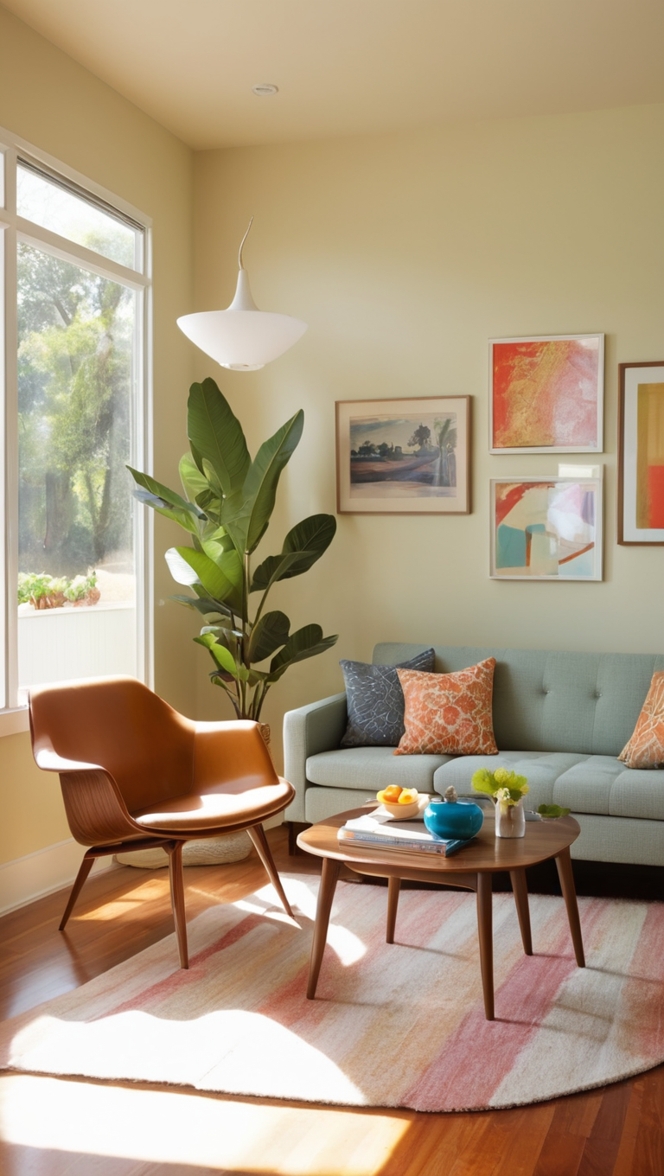 What do you think about incorporating a modern mid century living room design? ?