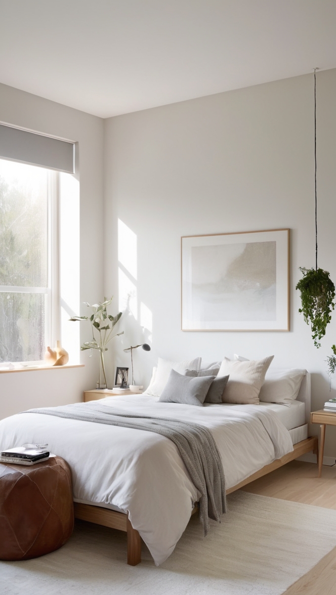 modern bedroom decor, minimalist bedroom design, contemporary bedroom ideas, luxury bedroom furniture, stylish bedroom accessories