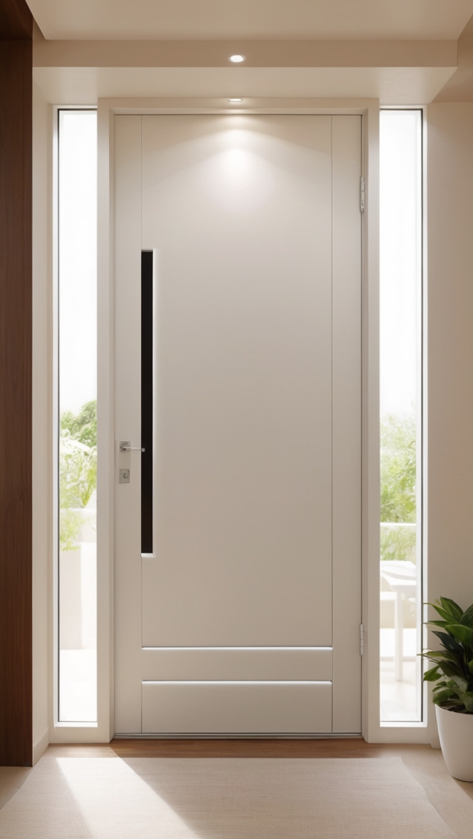 safety door design, entrance door design, secure entrance door, flat door security, apartment door design