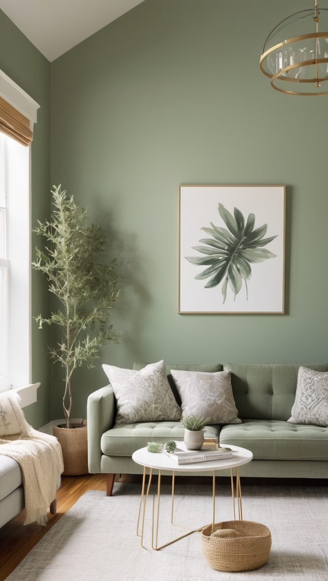 sage green couch, gray sofa decor, green living room furniture, elegant living room design, stylish gray sofa