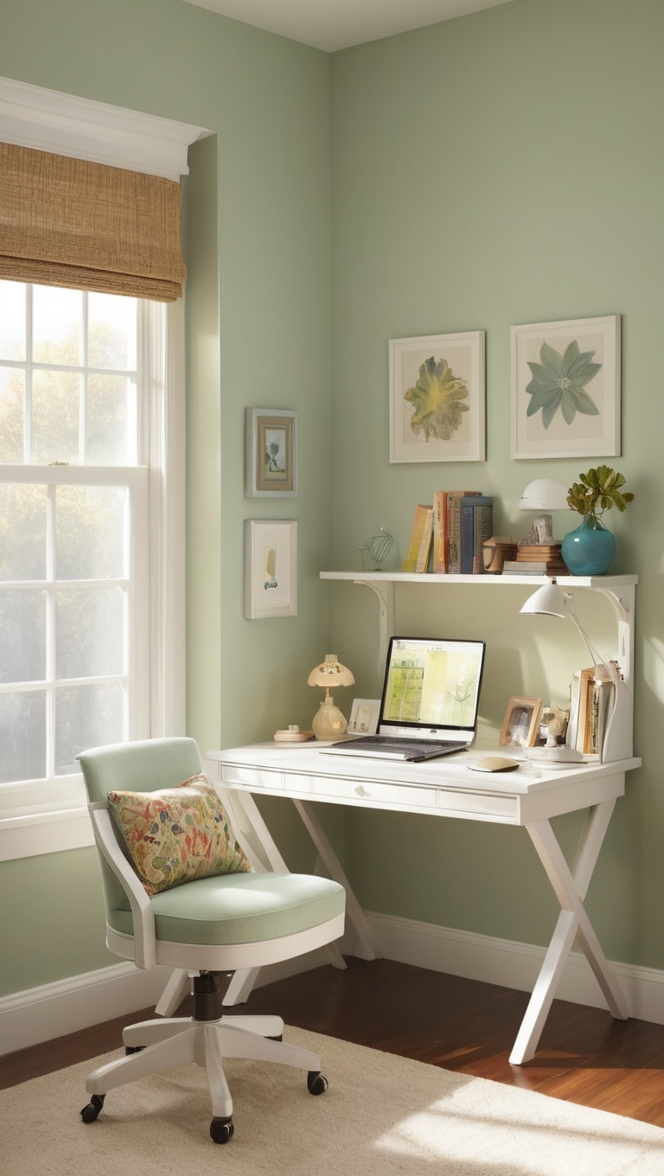 small office design, home office decor, office organization ideas, workspace decoration, compact desk solutions