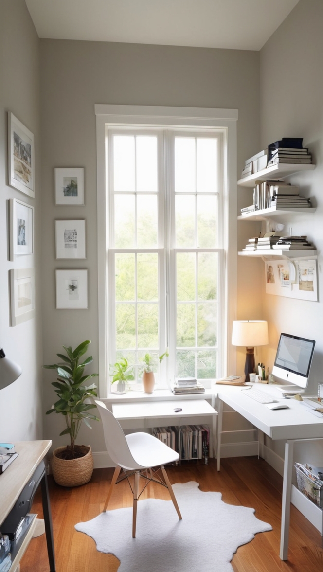 home office design, workspace organization, ergonomic furniture, productivity hacks, minimalist decor