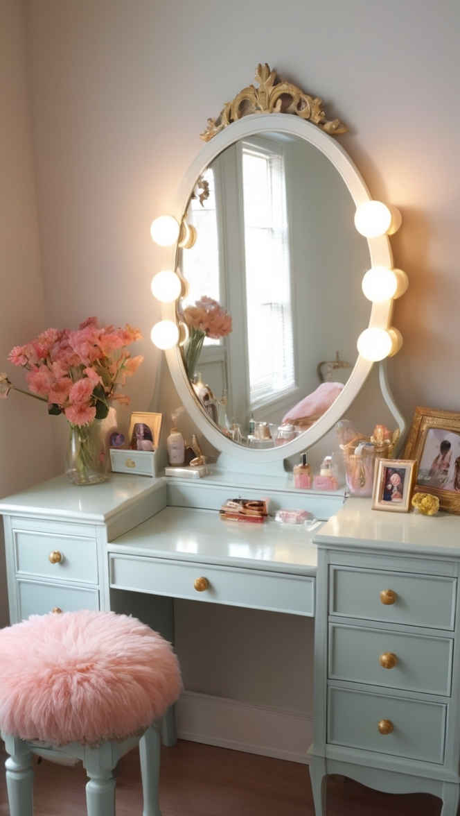 vanity table with mirror , makeup vanity table , modern vanity table , vanity set with lights , vanity furniture