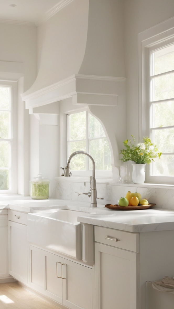 Can I renovate my kitchen with white kitchen countertops? ?
