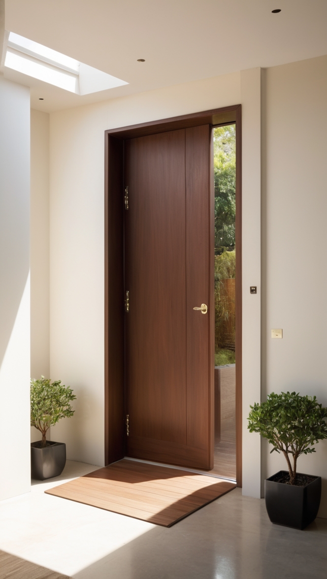 Some key benefits of a wooden safety door design entrance ?