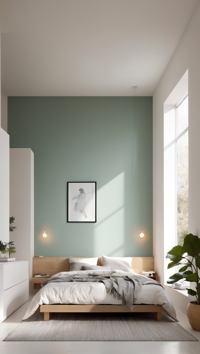 How would I design a contemporary minimalist bedroom? ?