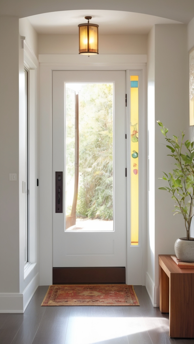 What are the key elements to consider when selecting a front door design for a modern entrance? ?