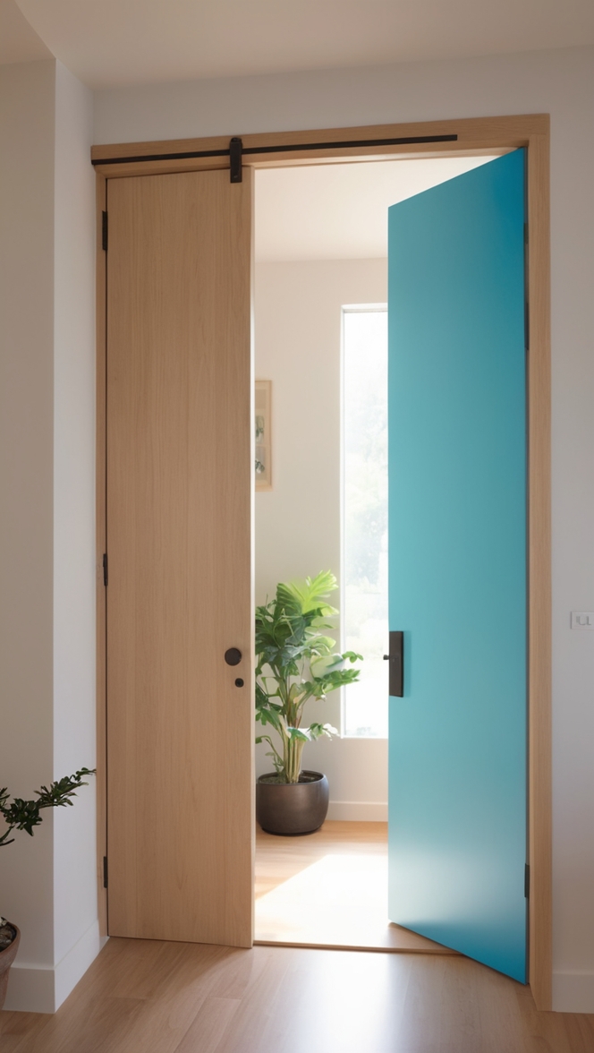 How can I enhance my home’s curb appeal with a front double door design wood modern? ?